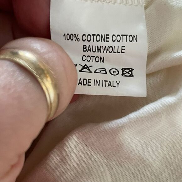 BARILLARI'S STORY Ringo Star Barbara Bach T-Shirt short Sleeve Made Italy RARE M - Picture 3 of 6